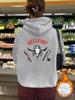 Sudadera de Otoño e Invierno para Mujer con Capucha y Bolsillo Canguro, Manga Larga y Forro Polar, Estampado HELLFIRE, Talla Europea Transfronteriza