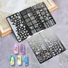 Suministro Transfronterizo de Juegos de Placas de Estampado para Uñas, Plantillas DIY de Transferencia para Uñas, Venta al por Mayor de Fabricantes