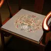 Almofada de Cadeira Estilo Chinês Almofada de Sofá de Jacarandá Almofada de Banqueta de Madeira Maciça de Alta Qualidade Almofada de Assento de Cadeira Redonda Cadeira de Chá Em Estoque Venda por Atacado