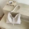 Bolso para Mujer 2026 Verano Nuevo Marrón Perezoso Tejido Pequeño Bolso Cruzado Cuero Suave Simple Versátil Bolso de Mano Retro