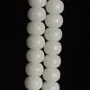 Pulsera de Raíz de Bodhi de Jade Blanco de 108 Cuentas Pulsera de Cuentas de Manzana Pulsera de Cuentas de Barril Cuentas de Semilla de Bodhi Cuentas Redondas Cuentas Sueltas Cuentas Budistas Mayoreo
