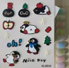 Adesivo fofo de pinguim em relevo, Copo de água de pinguim 3D divertido e adorável, Adesivo para capa de celular Guka iPad, Modelo SL