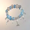 Pulseras de Venta Caliente al por Mayor, Colgantes de Candado Ruyi Estilo Antiguo, Pulseras de Cuentas, Pulseras Versátiles de Temperamento de la Fortuna de Nicho y Pulseras