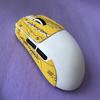 Aplicable a Logitech VAN F1 VXE R1 Dragonfly f1 r1 patrón cruzado de piel de lagarto pegatinas antideslizantes para ratón pegatinas antisudor