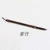 Venta al por mayor de fábrica pluma de inmersión de bambú hecha a mano pluma de inmersión de bambú para caligrafía del Tíbet pluma de inmersión de cabeza plana oblicua izquierda oblicua derecha