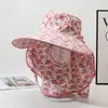 Sombrero Chal de ala ancha para mujer de verano, Modelo popular para trabajar en los campos, Sombrero de protección solar, Sombrero de sol para playa al aire libre, Sombrero para recolectar té