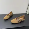 Sapatos Mary Jane Retro com Tiras Cruzadas Femininos 2026 Verão Novo Fivela Plana Bico Redondo Confortáveis Versáteis Casuais Slip-Ons