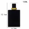 Botella dispensadora de perfume de gran capacidad, Botella de perfume a prueba de luz, Botella de vidrio dispensadora de perfume con tapa de rosca, Botella pulverizadora cosmética de 100 ml