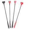 Juguetes Sexuales para Adultos Sm Flirteo Restricción Látigo Mango de Cuero Pu en Forma de Corazón de Doble Capa Manillar Accesorios de Entrenamiento para Adultos