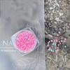 Uñas Macaron 1MM japonesas y coreanas amor estrella mini lentejuelas fluorescentes alto brillo estrella de cinco puntas parche material para uñas