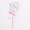 Cartão de decoração de bolo de aniversário 18 anos linda flor plug-in decoração de bolo cartão de mesa de sobremesa de papel