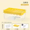 Herramienta para Hacer Hielo Comercial Molde para Cubitos de Hielo Plástico de Grado Alimenticio Molde para Cubitos de Hielo Charola para Hielo Caja para Hacer Hielo Casera Caja de Almacenamiento