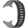 Clear Wind AplicABLE A Samsung Watch Ultra 2 / Galaxy Watch Ultra 2 Correa de Silicona con Hebilla Magnética de Dos Tonos