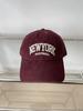 Corea del Sur NUEVA YORK Letra Bordada Gorra Combinable Cuatro Estaciones Sombrilla Deportes Pareja Gorra de Béisbol Estudiante