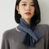 Mini Accesorios: Primer Encuentro con Bufanda 100% Cachemira Nongchujiannong, Calentador de Cuello Perforado de Doble Capa con Bloques de Color