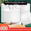 Papel Higiênico em Rolo Grande Puxador Central 500G-800G, Rolo de Teste Puxador Central, Rolo Grande Especial de Papel Higiênico para Uso Comercial em Hotéis, Rolo Completo