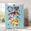 Serie Animada Manta de Franela Amazon Manta de Siesta para Niños Estampado de Paw Patrol Transfronteriza Más Vendida Manta para Todas las Estaciones