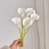 Simulación EVA lirio de cala tacto simulación flor flor artificial lirio de cala grande decoración del hogar arreglo floral diseño de salón de bodas