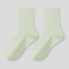 Calcetines sin costuras para niños de algodón puro primavera y otoño antibacterianos calcetines de media caña calcetines blancos sin costuras antipilling calcetines de luna medias
