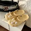 Sapatos Mary Jane Femininos de Verão Estilo Ballet para Estudantes Confortáveis Levemente Arqueados Coreanos Luxo Leve Pérola 3D Personalizados Vazados