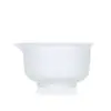 Tazón de revisión de té con boca Taza pública Revisión de taza Tazón de té Artista del té Revisión de juego de té Vidrio de borosilicato alto Taza uniforme Tazón de degustación de té