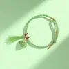 Pulsera de Hilo Rojo de Bebé de Dibujos Animados 2026 Nuevo Estilo Bendición Pequeño Zongzi Pulsera Estilo Chino Festival del Bote del Dragón Hilo de Cinco Colores Ajustable Venta al por Mayor
