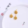 Collar Colgante Xiaofu Marca Súper Fino Duradero Que No Se Desvanece Resistente a la Presión Hueco Fuyu Diya Oro Accesorios diy Oro Antiguo