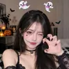 Faixa de Cabeça de Diabinho Adulto Adereço para Foto Presilha de Cabelo Acessório Presilha de Cabelo Fofa para Festa Elástico de Cabelo Faixa de Cabeça Engraçada de Halloween