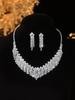 AliExpress Hot Selling Europeu e Americano Noiva Jóias Diamante terno Acessórios Do Casamento Tecido Clavícula Colar Fábrica Outlet