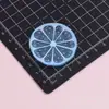 Juguete de plato de fruta de limón simulado en miniatura, decoración DIY, accesorios de resina de pegamento de crema, imanes para refrigerador, hecho a mano