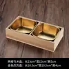 Jiugongge Creativo vajilla comercial restaurante de hot pot tienda de barbacoa plato de carne y verduras caja de bambú y madera bandeja plato con compartimentos