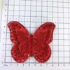 Vendas Diretas de Fábrica Patches de Tecido com Strass Estilo Borboleta 3D Acessórios de Cabelo Acessórios para Sapatos e Roupas Enfeites Flores para Sapatos Acessórios de Presilha de Cabelo