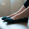 Explosiones de primavera y verano Calcetines de encaje para dama de corte bajo, silicona antideslizante, encaje, calcetines invisibles al por mayor