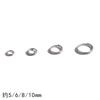 Venta caliente transfronteriza, anillo de conexión de doble anillo de hierro, material para hacer aretes, accesorios de joyería hechos a mano.