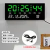 Reloj Electrónico Digital Inteligente de Pantalla Grande para Oficina y Sala de Estar, Reloj Digital con Calendario Perpetuo, Reloj de Escritorio y Pared Luminoso Multifuncional