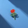 Insignia de rosa, moda de alta gama, linda ropa exquisita, joyería, broche de aleación con alfiler de espina, ajustado a la cintura y antiexposición