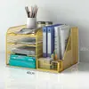 Estante para documentos, caja de archivo, organizador de escritorio de oficina, carpeta de archivos, soporte para libros, artículos de oficina, caja de almacenamiento de documentos