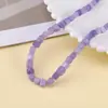 Cuentas Cuadradas de Ágata de 5.5*5.5mm con Color Añadido Piedra Natural Cuentas Sueltas Hechas a Mano para Manualidades de Cuentas Materiales de Cristal Aguamarina