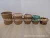Caneca de sopa de couro de boi Dingzhi barril de papel cor natural de couro de boi barril de papel para pó quente e azedo barril de papel de 26oz barril para mingau