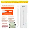 A caneta capacitiva para iPad é compatível com o Apple Pencil, uma caneta stylus de toque ativo para tablet.