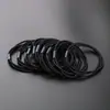 Goma elástica alta banda para el pelo negra conexión tres en uno cuerda para el pelo liga para el pelo accesorios para el pelo femeninos fábrica directa básica de tres hebras
