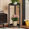 Estante de Flores Sala de Estar de Pie Estante para Colocar Plantas Verdes Balcón Estante de Almacenamiento Hogar Hierro Suculentas Soporte de Almacenamiento para Macetas