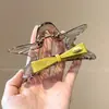 Pinza de pelo pequeña con garra para temperamento de princesa, pinza de pelo lateral estilo coreano exquisita, sensación de alta gama, nuevo pinza de pelo para media coleta 2026