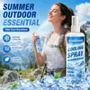 Kineshinex Spray Refrescante y de Confort para Verano 100ml Portátil para Viajes, Deportes al Aire Libre, Desplazamientos