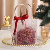 Bolsa de regalo con regalo, caja de dulces transparente, cumpleaños, boda, dama de honor, caja de regalo pequeña, caja con sensación de vacío