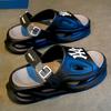 Sandalias para Hombre Verano para Exterior Antideslizantes Antiolor Marca de Moda Lujo Ligero Juventud Deportes Conducción Doble Uso Sandalias y Pantuflas de Playa