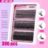 Fábrica de Origen Set de Pestañas Postizas DIY Cluster 80D100D Mismo Estilo que Xiyin Pestañas Postizas de 14 Filas Pestañas DIY