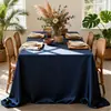 Toalha de Mesa Espessa Acessível Luxo High-End 2025 Novo Estilo Simples Retangular Cetim Cor Pura Toalha de Mesa para Mesa de Sobremesa Toalha de Mesa