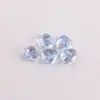 Núcleo de tingimento de cor transparente furo reto pequeno coração pulseira DIY corrente de celular coração de açúcar joias de amor acessórios material para brincos