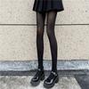 Medias de terciopelo de seda anti-enganches para mujer JK seda negra artefacto de pierna ligera ins calcetines negros modernos primavera y otoño pantimedias finas
